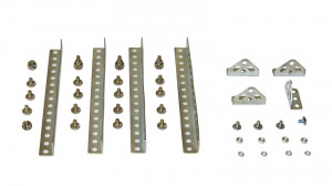 Подставка/Racks для 5-ти жестких дисков 3.5" HDD/SSD + 2 HDD 2.5", металл, оцинкованные направляющие