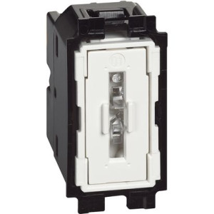 1-клавишный выключатель (1-way switch) 10AX, Bticino, Living Now, K4001