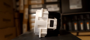 Розетка, 2M, цвет- белый, 16 А - 250 В переменного тока, 2P+T немецкий стандарт, Bticino, Living Now, KW4141